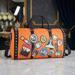 Duffel Leather Travel Bag