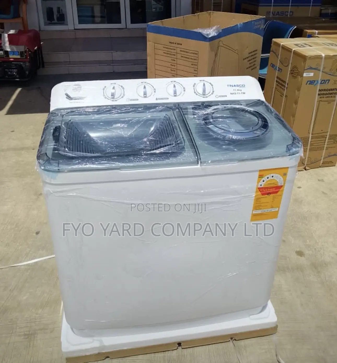 Modern Design Nasco 11kg Top Load Twin Tub Washing Machine