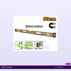 Spirit Level With Powerful - Hsl38080m