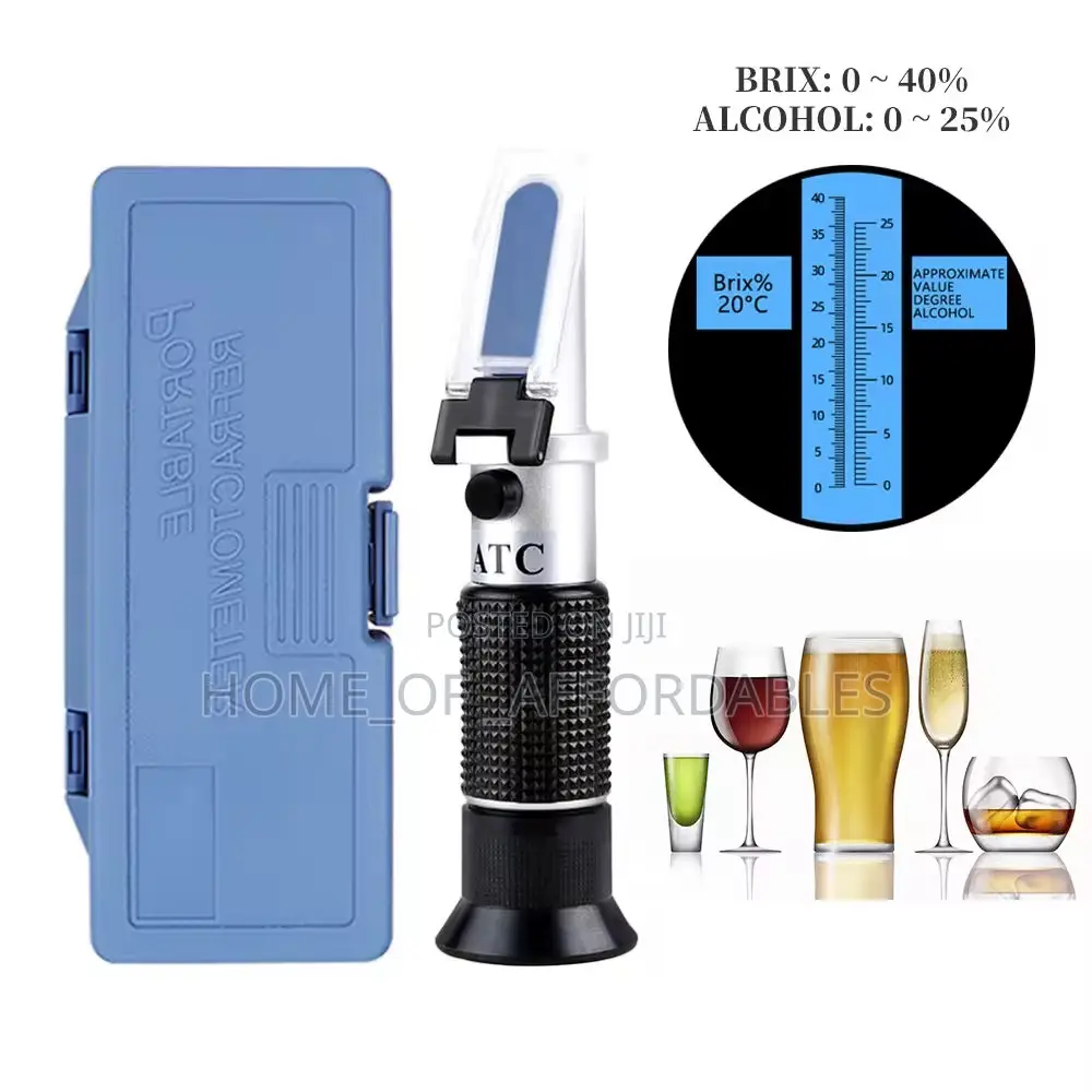 2 in 1 Alcohol and Brix Refractometer