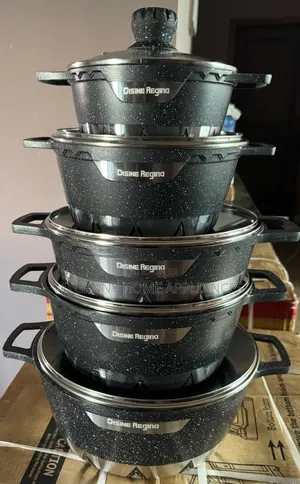 10 Pieces Granite Cookware Set