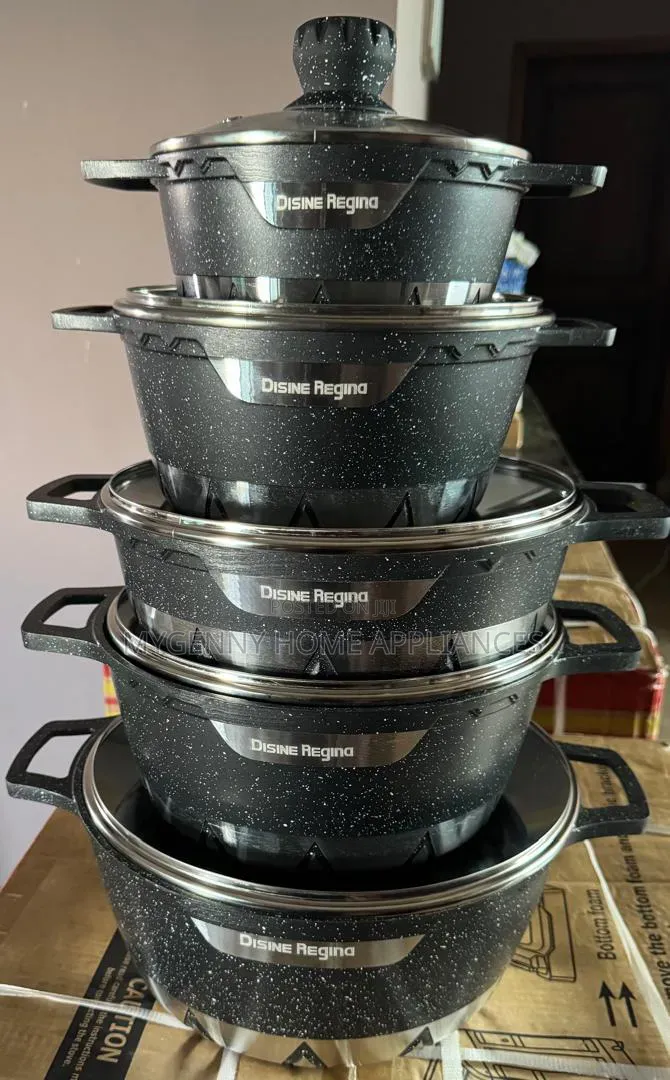 10 Pieces Granite Cookware Set