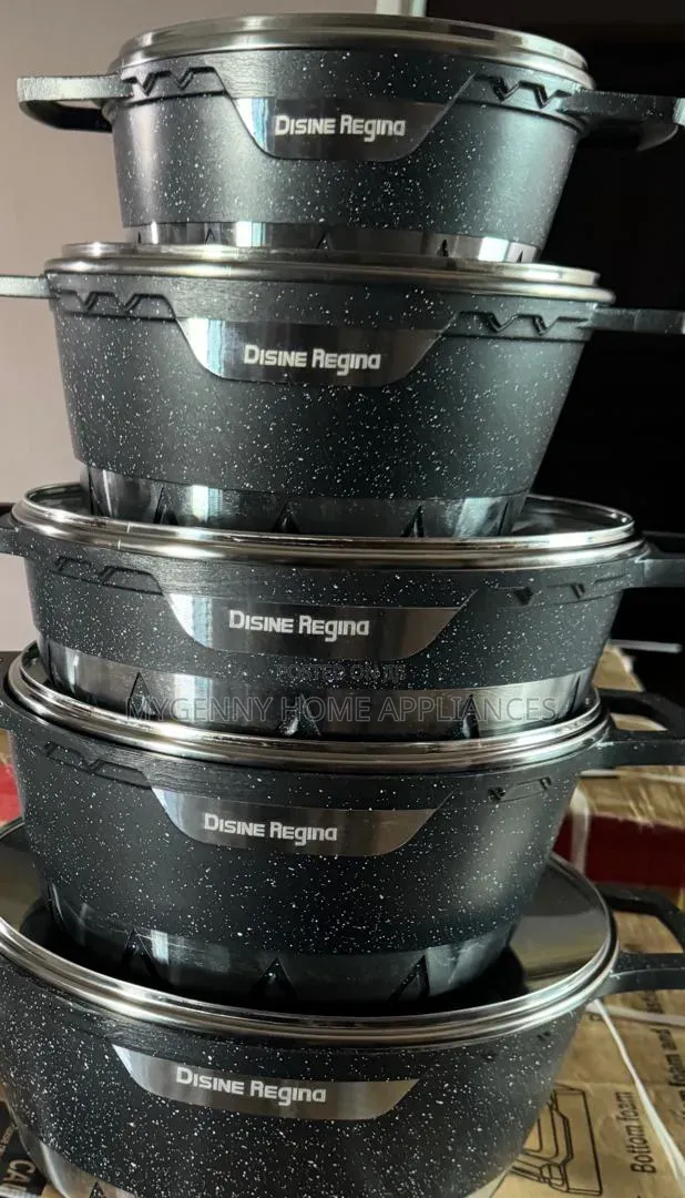 10 Pieces Granite Cookware Set