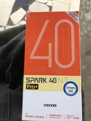 New Tecno Spark 40 Pro 256 GB Gray