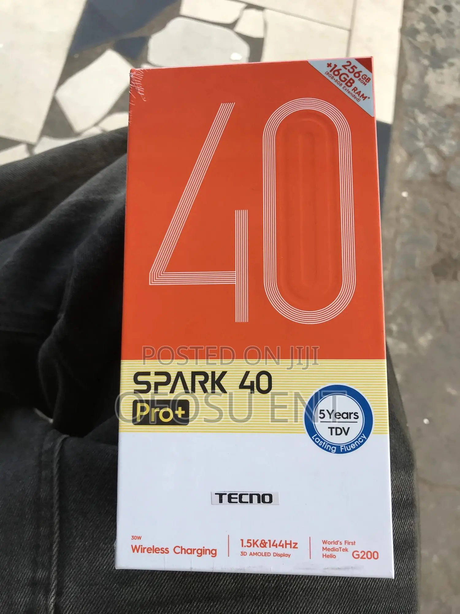 New Tecno Spark 40 Pro 256 GB Gray