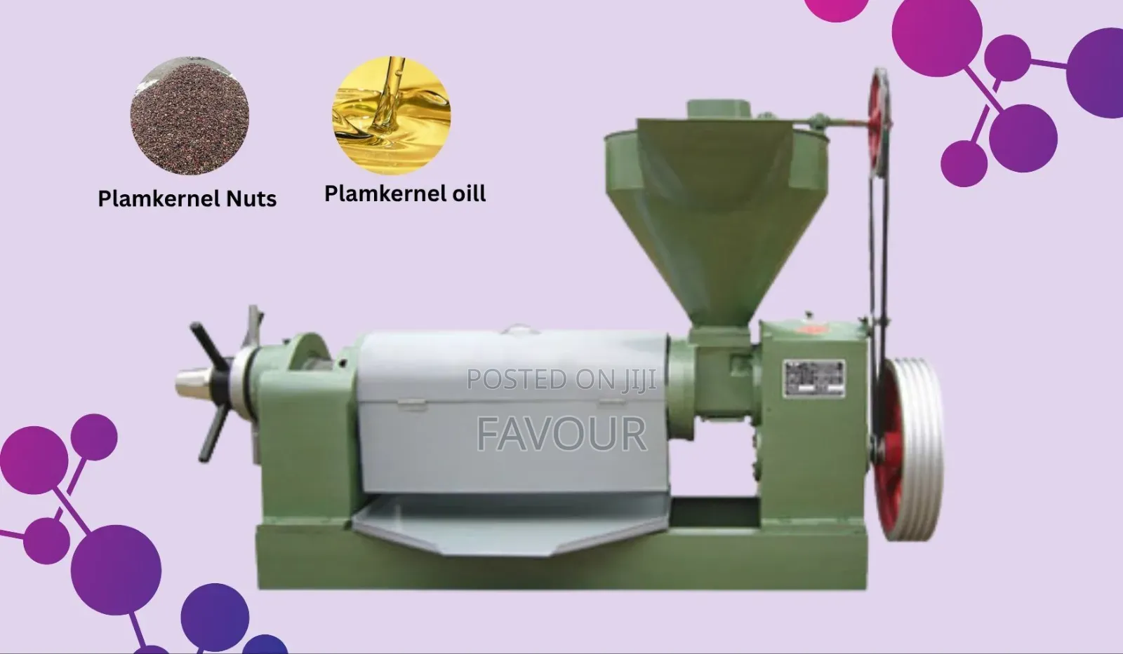 Palm Kernel Oil Screw Press Machine