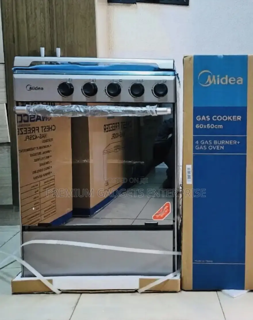 Midea 60 X 60 Cm - Inox - Special Nobs - Grill-Silver or Black4 Burner