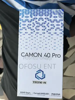 New Tecno Camon 40 Pro 5G 256 GB Gray