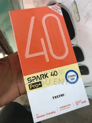 New Tecno Spark 40 Pro+ 256 GB Gray