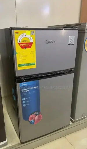 Midea 87ltr Fast Cooling Double Door Table Top Fridge Mdrt134fgn50