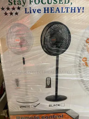 Focus Remote Control Standing Fan