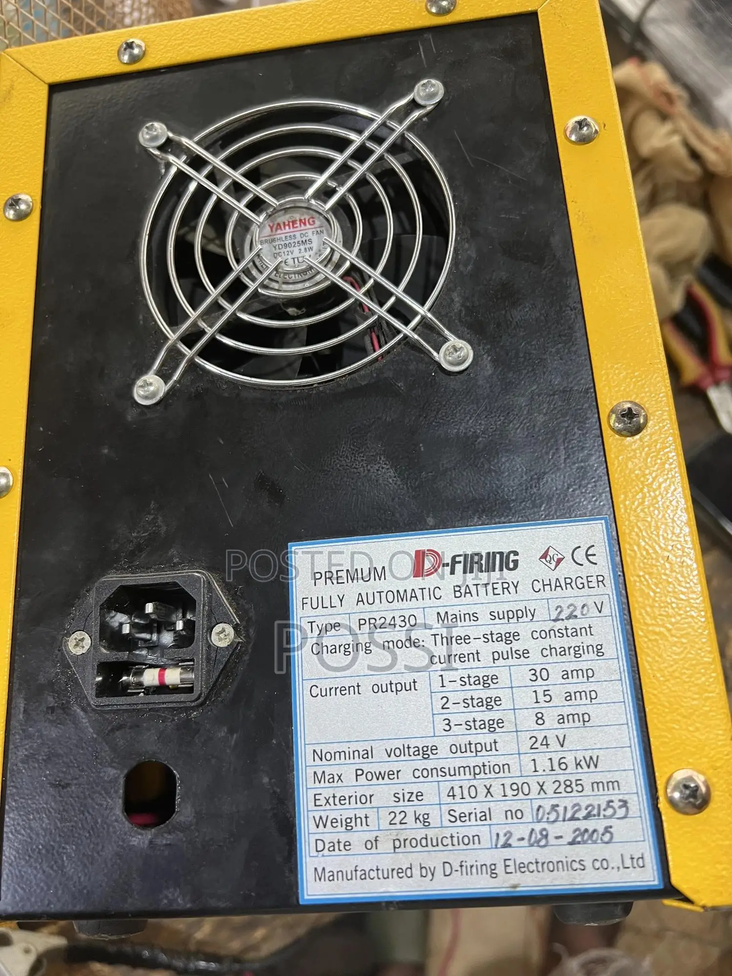 24 Volts Battery Charger From Italy