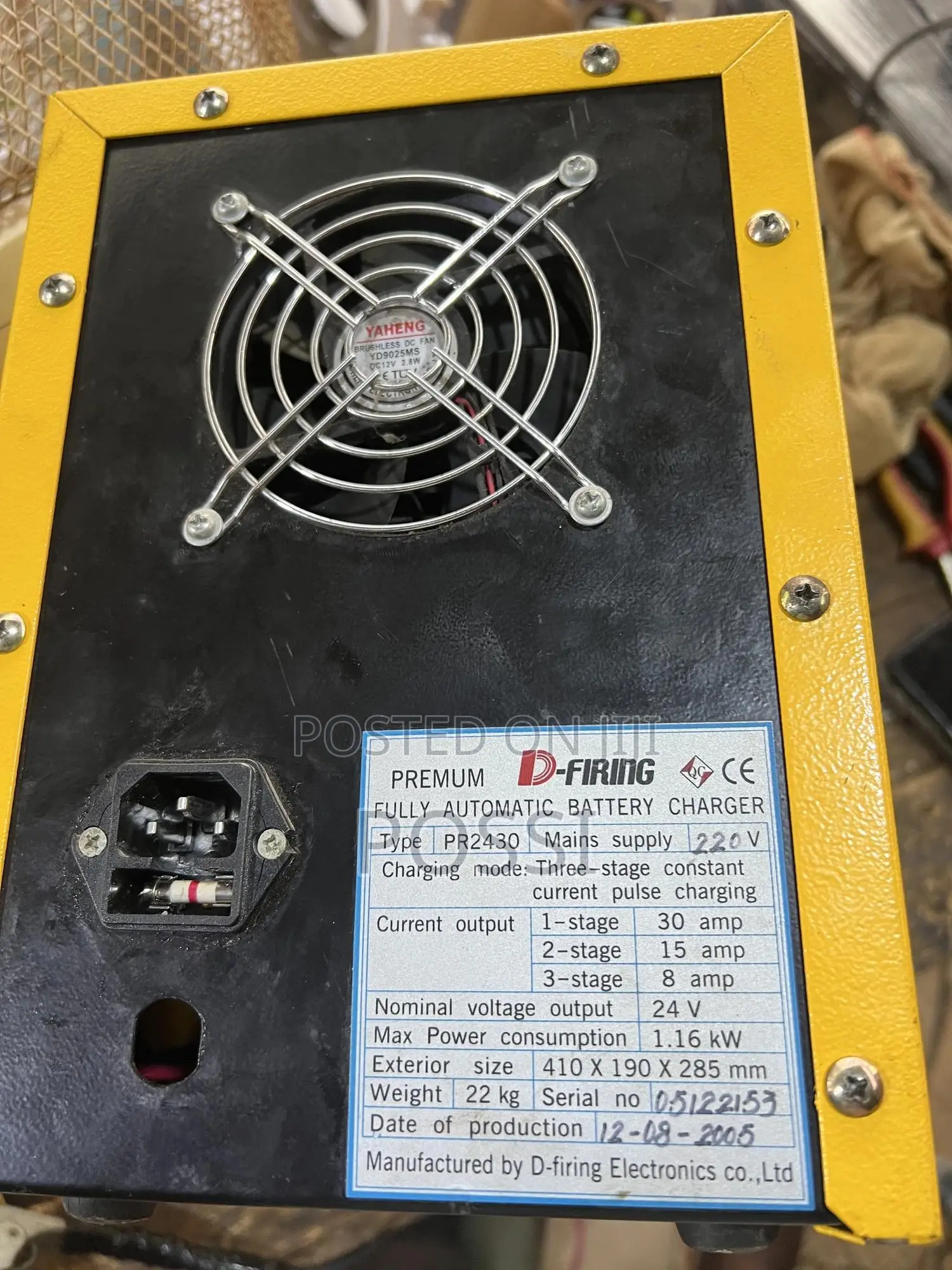 24 Volts Battery Charger From Italy