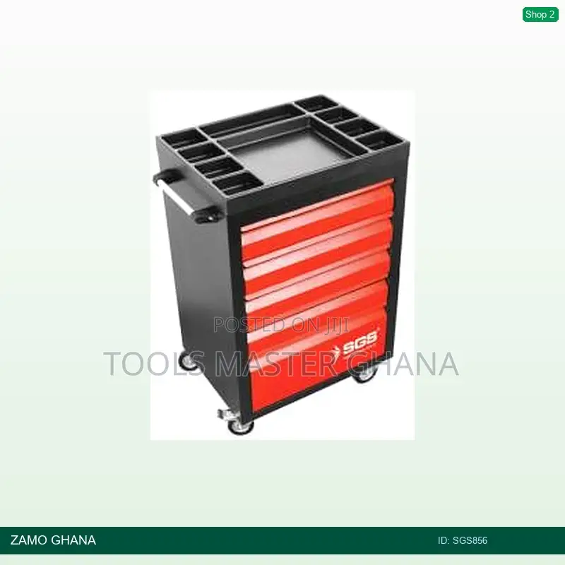 Tool Trolley 6 Drawer Empty - Sgs856