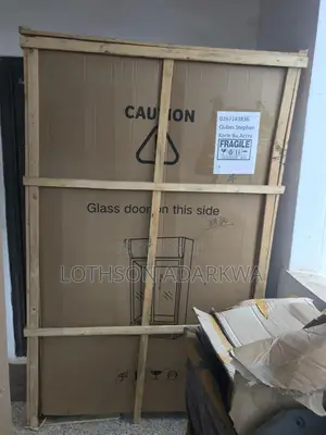 Refrigerator With Double Sliding Glass Doors – Energy Efficient