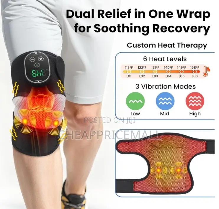 Cordless Knee Massager for Pain Relief