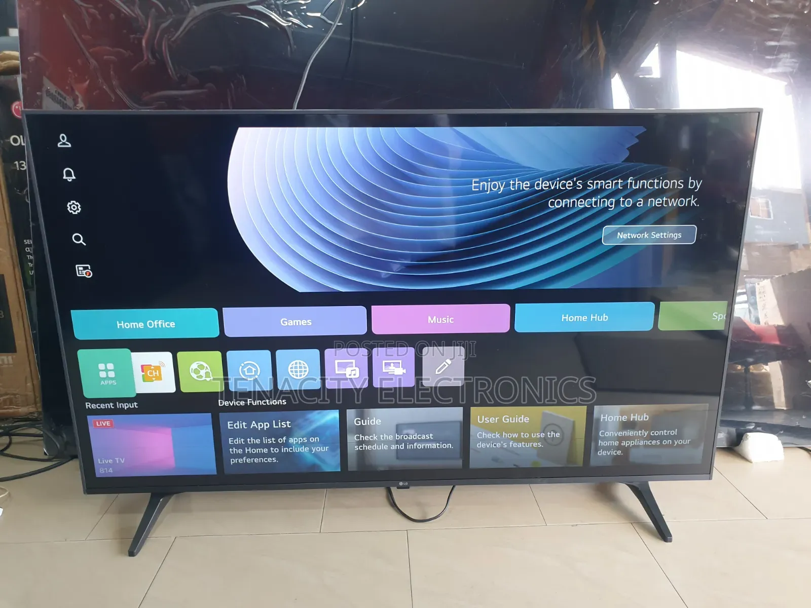 50_lg_uhd/Hdr_4k Edgeless Smart Satellite Tv