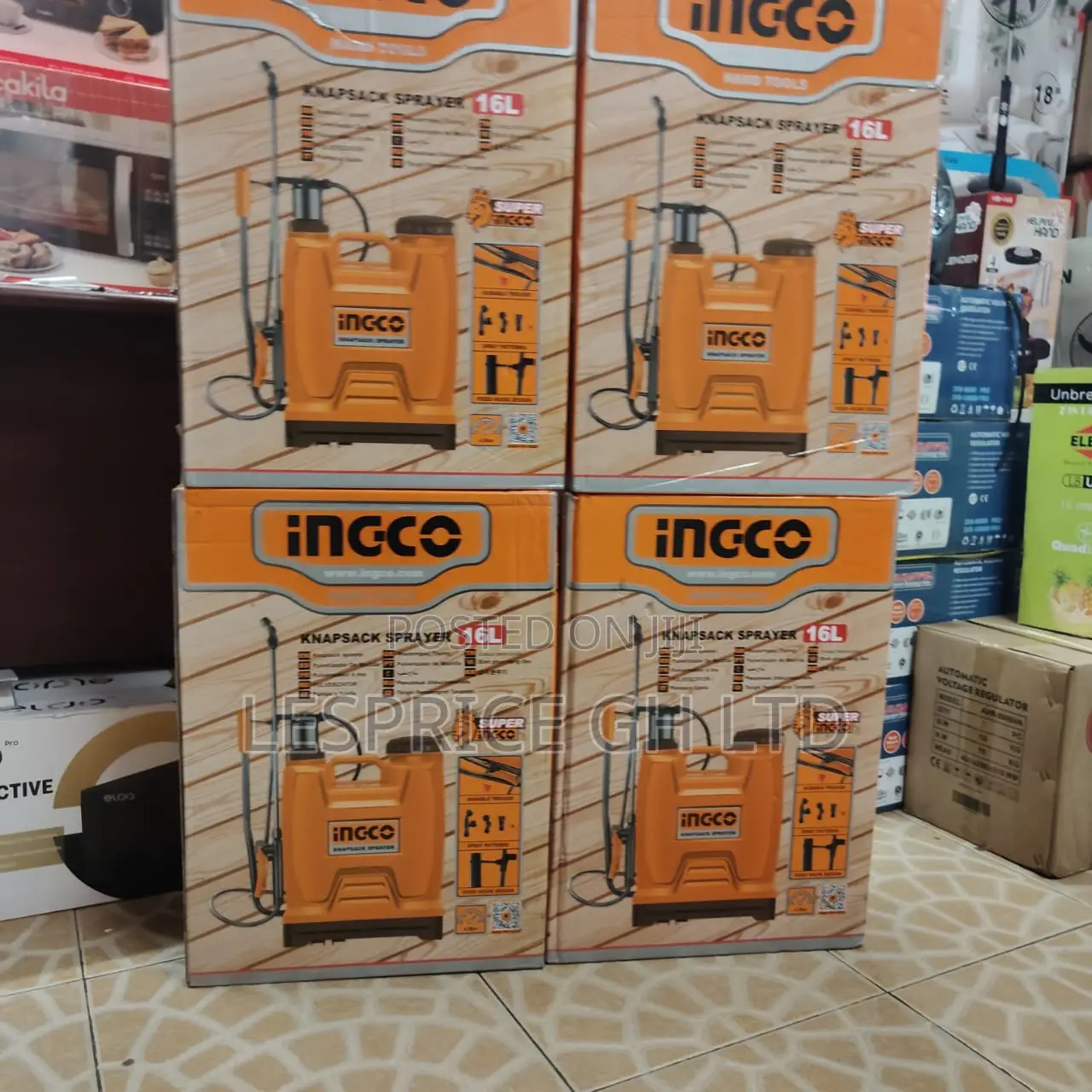 Exclusive Price Cut on Our All New 16l Knapsack Sprayer From Ingco