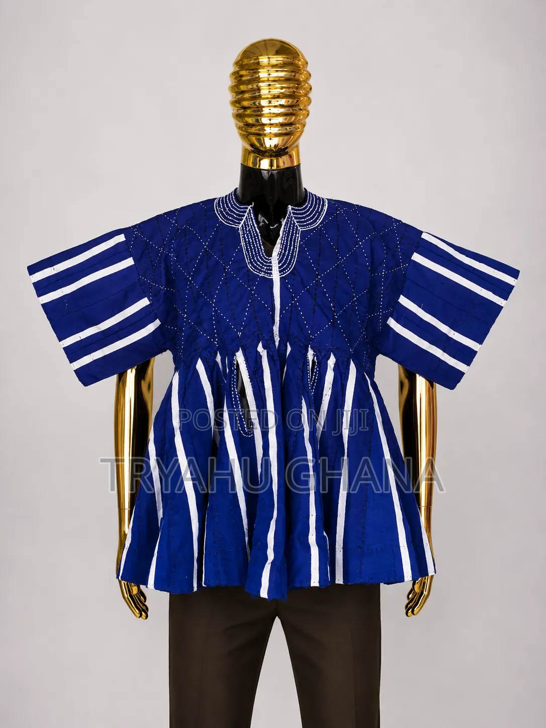 Executive Batakari Smock Ghana | Authentic Fugu for Men