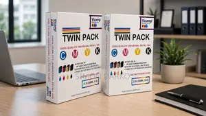 Twin Pack Universal Refill Ink For Epson, Hp Canon Printers