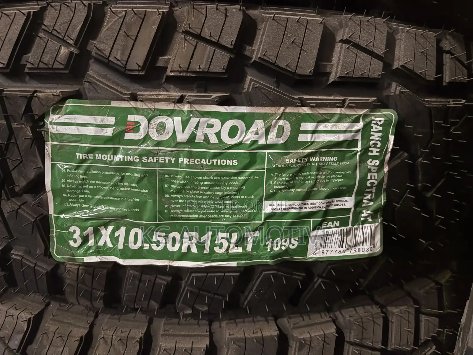 31x10.50r15 Tyre