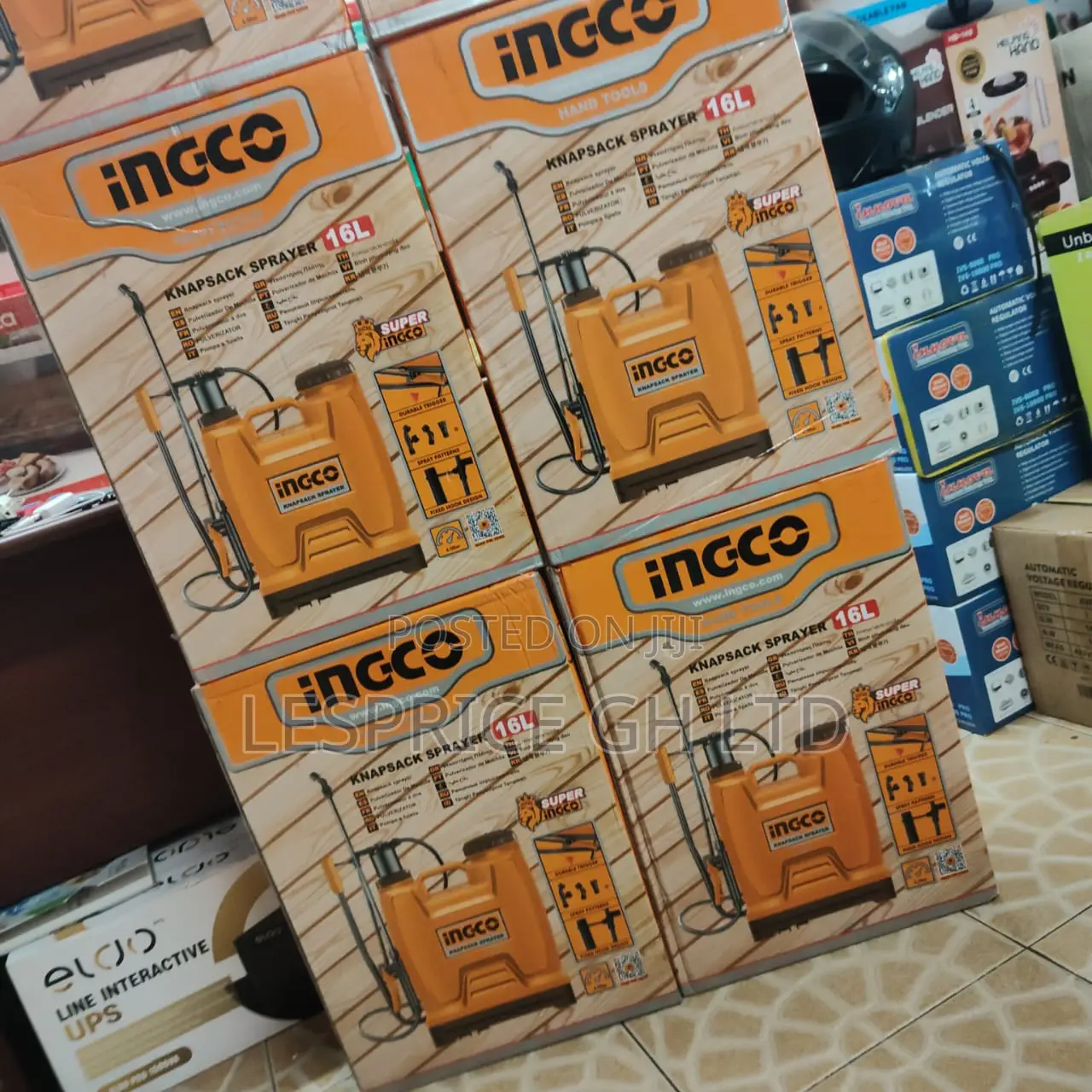 Ignco's Numero Uno 16l Knapsack Sprayer With Adjustable Nozzle