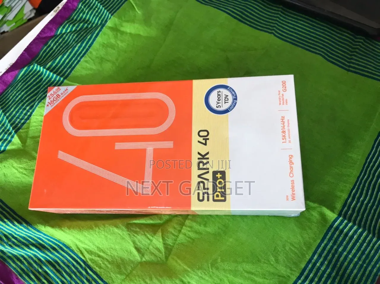 New Tecno Spark 40 Pro+ 256 GB Black