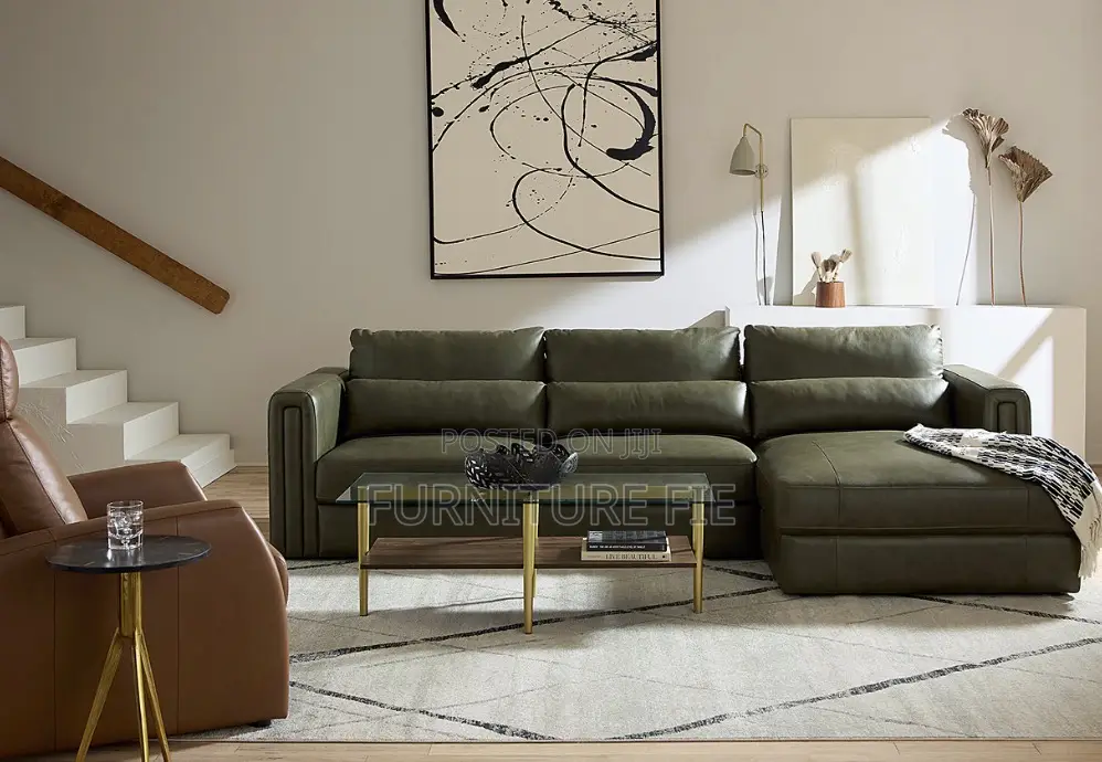 Touville 2-pc. Leather Sectional With Chaise From Macys Usa
