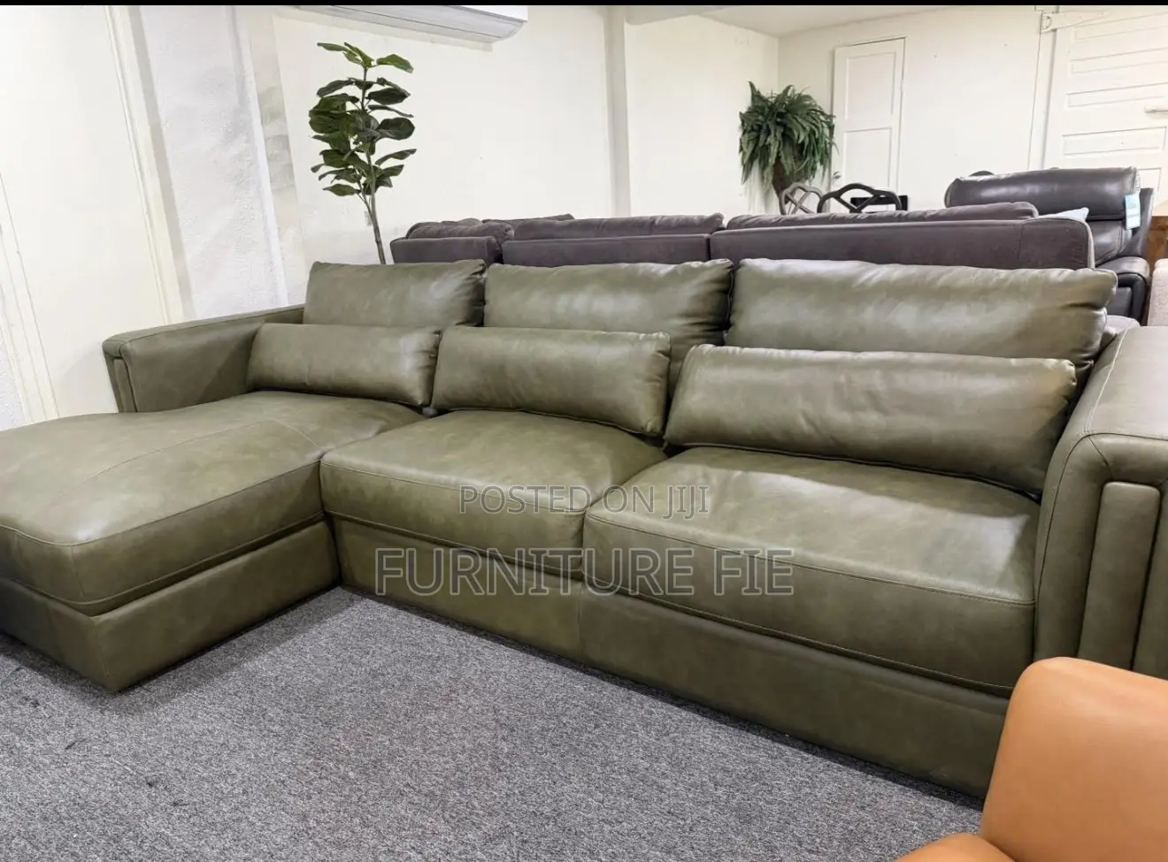Touville 2-pc. Leather Sectional With Chaise From Macys Usa