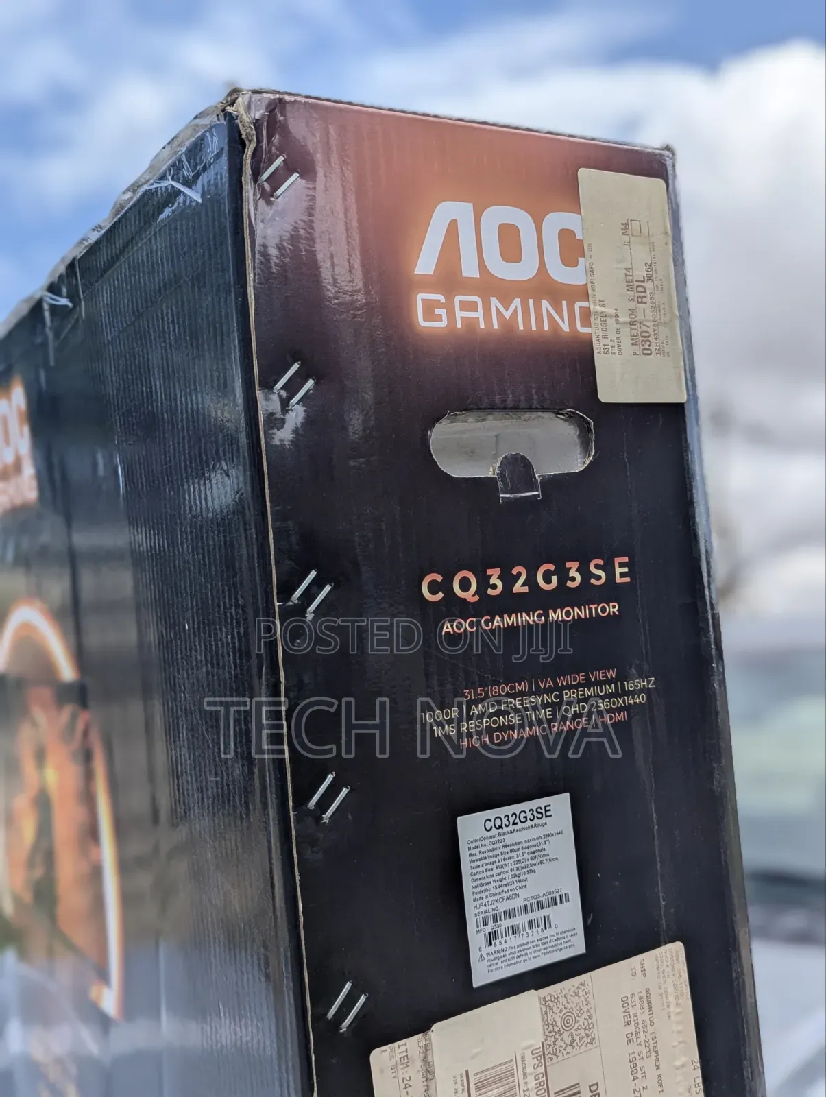 Aoc 32" Curved Gaming Monitor QHD 2560x1440, 1000r, 165hz 1ms, HDR