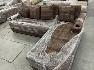 L Shape Sofa With Pillows