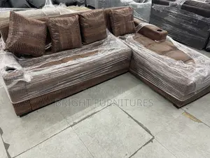 L Shape Sofa With Pillows