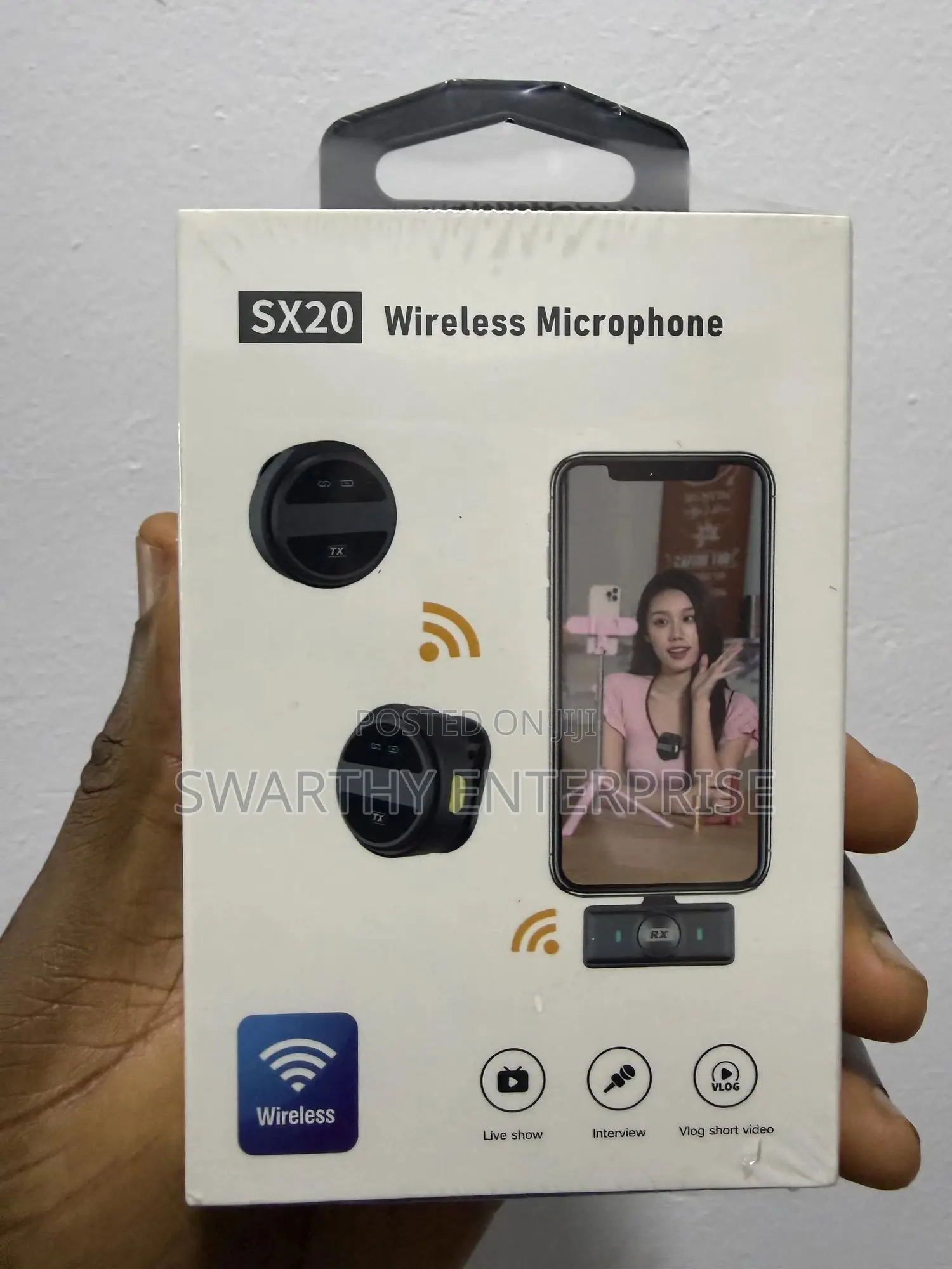 Sx20 2.4ghz Content Creation Wire Microphone - Clear Audio
