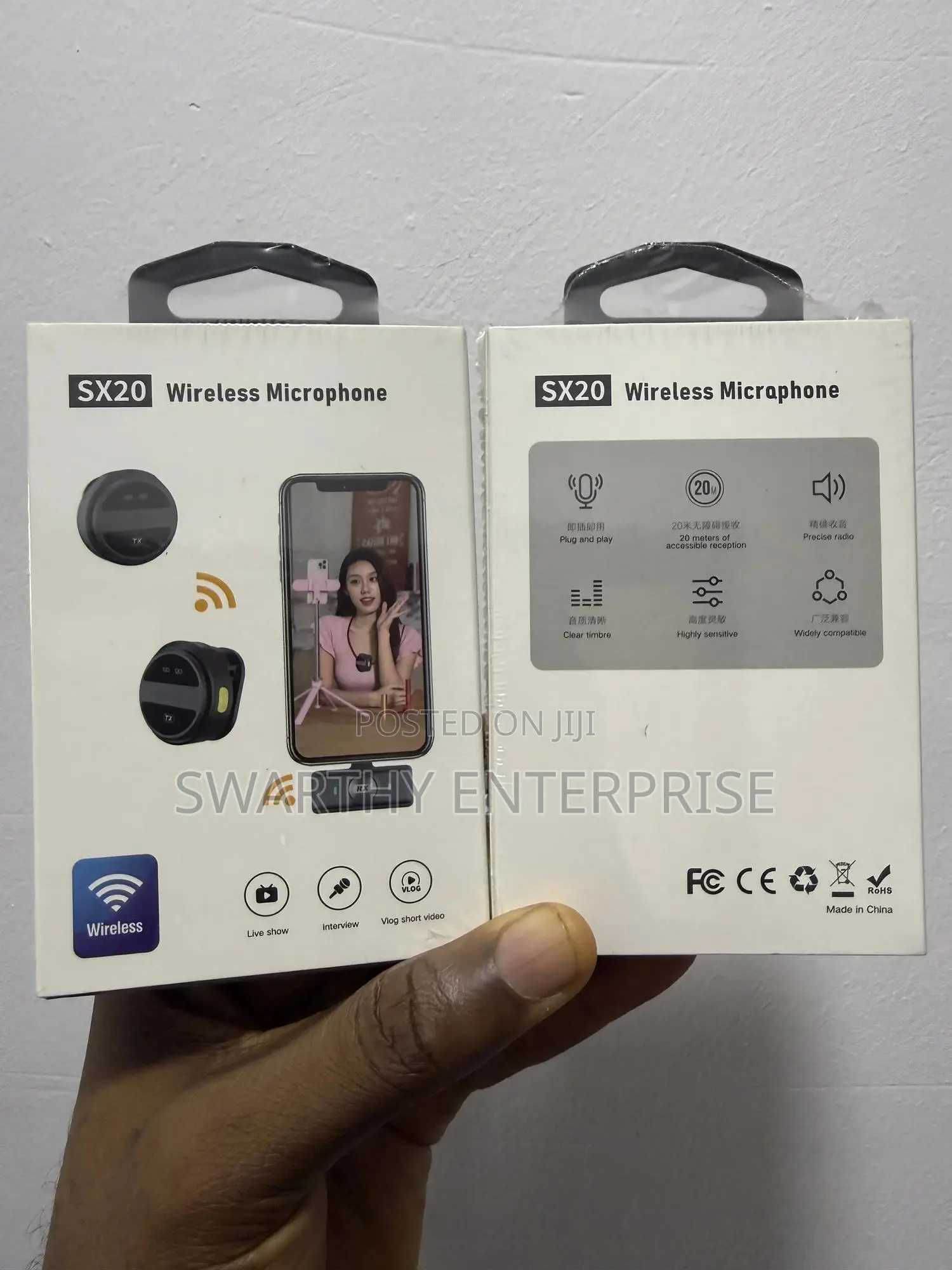 Sx20 2.4ghz Content Creation Wire Microphone - Clear Audio