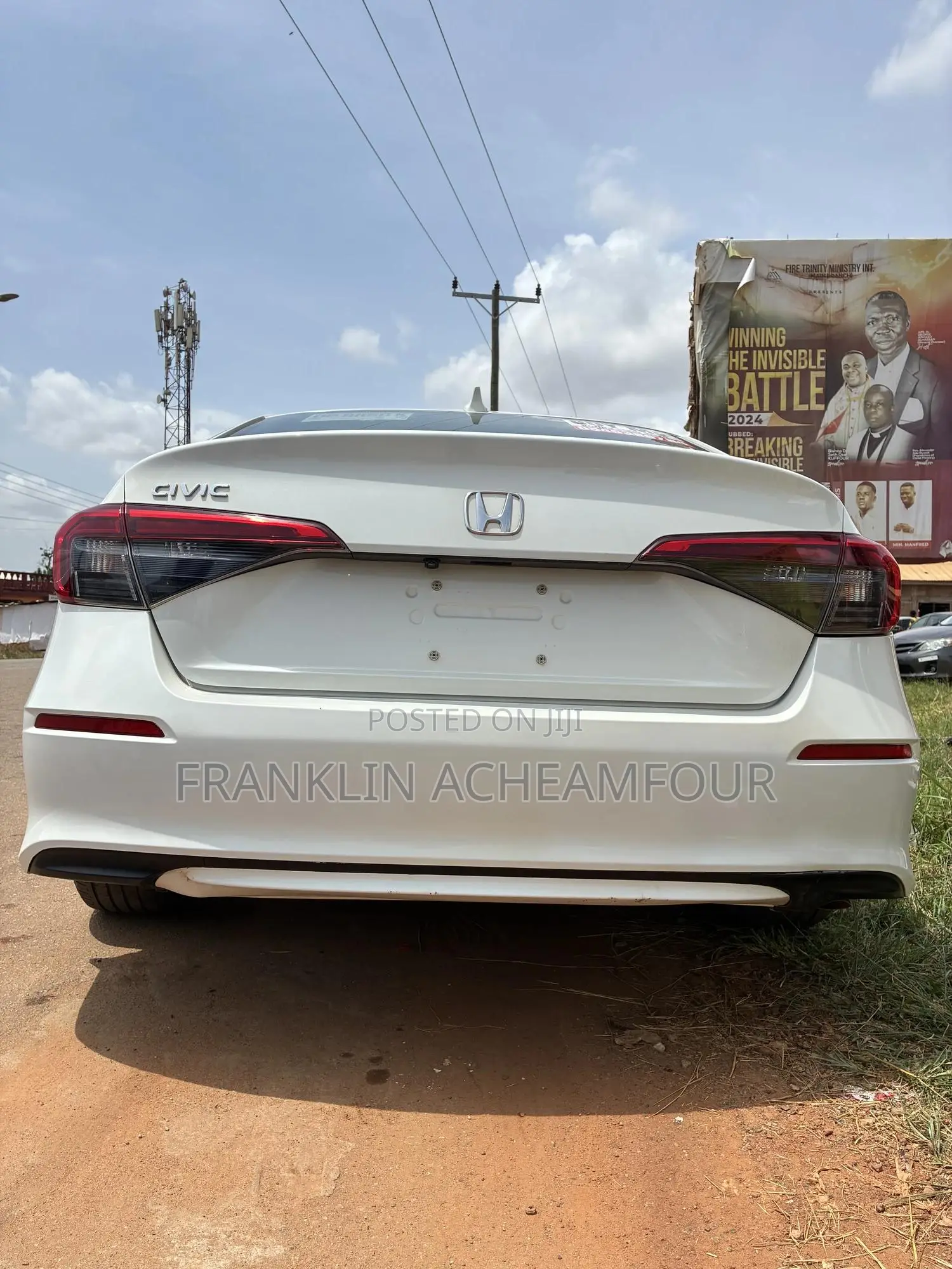 Honda Civic EX-L CVT 2024 White