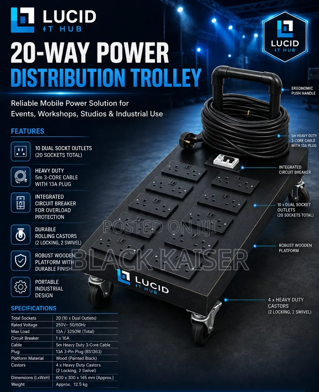Super Heavy-duty Electrical Extension Board Reliable • Portable • Indu