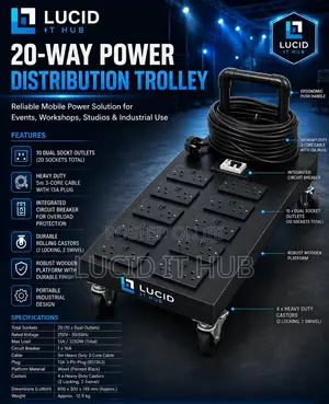 Super Heavy-duty Electrical Extension Board Reliable • Portable • Indu
