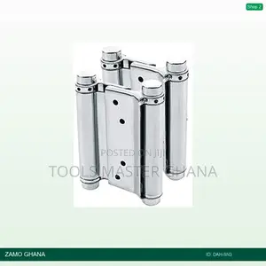 Double Action Spring Hinges 3 Inch Silver - Dah-Sn3