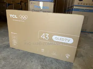 TCL 43” Smart Google, Andriod Full Hd Quantum Dot (Qled) Tv