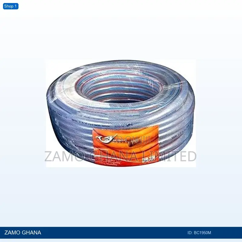 Berry 3/4 Inch X 50m Clear Transparent Garden Hose Reinforce - Bc1950m
