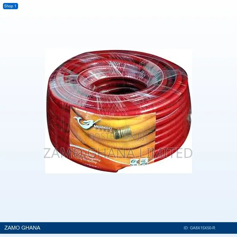 Berry Gas and Air Red 50m Pressure Hose 8x15 Greenline - Ga8x15x50-R