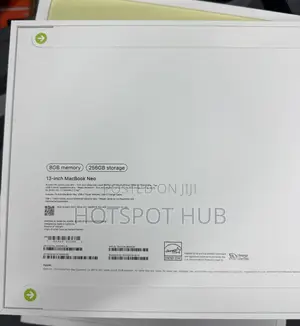 New Laptop Apple MacBook Neo 2026 8GB SSD 256GB