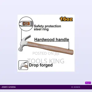 Wooden Claw Hammer 16oz - Hch0416