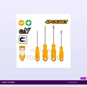 4 PCS Screwdriver Set - Hksd0458