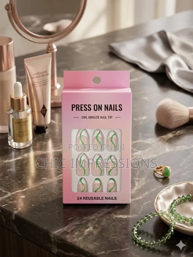 Reusable Press on Nails 24pcs