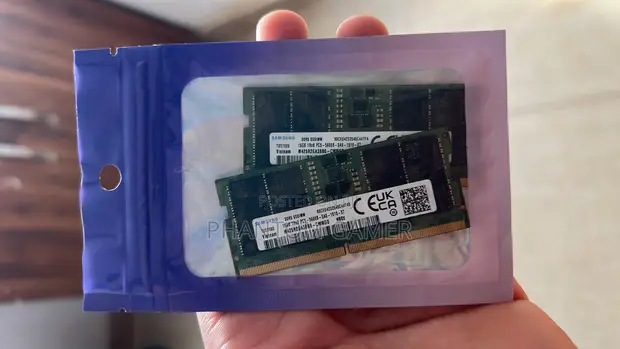 Samsung 32gb 16gbx2 Ddr5-5600 Sodimm (Pc5-44800 / Pc5-5600b) for