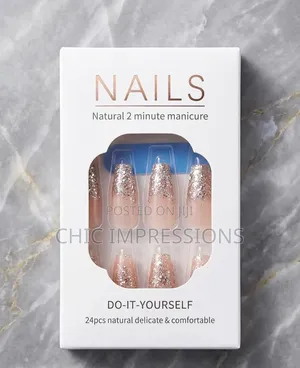 24 Reusable Press On Nails
