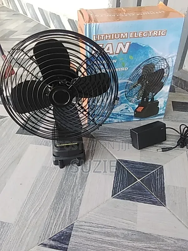 Lithium Battery Rechargeable Portable Fan