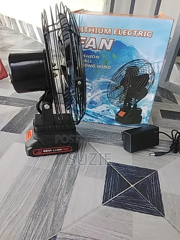 Lithium Battery Rechargeable Portable Fan