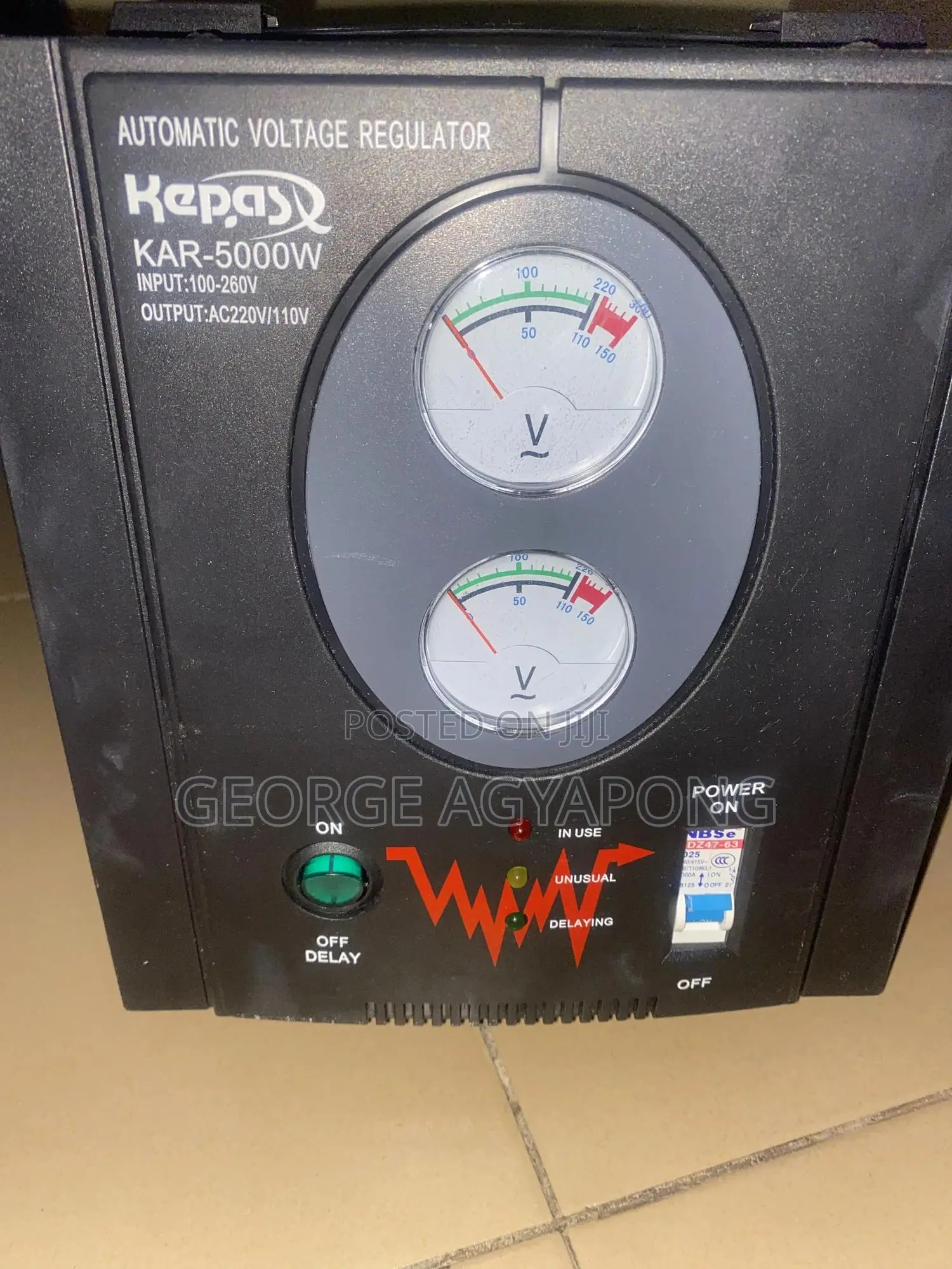 Keypas Automatic Voltage Regulator, Kar-5000w